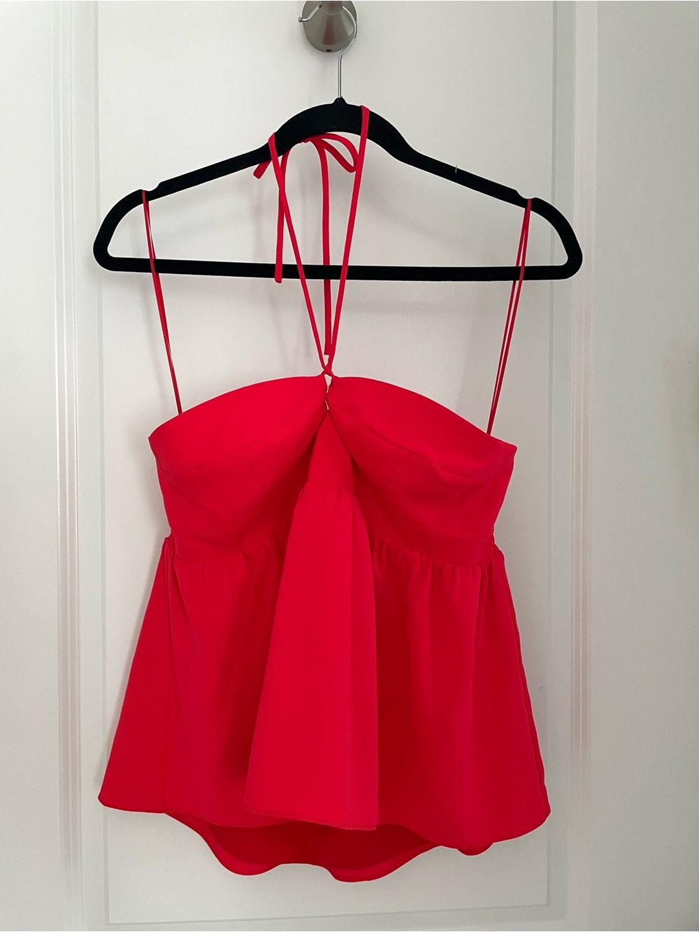 Amanda Uprichard Greca Top Babydoll Halter - Picture 2 of 6